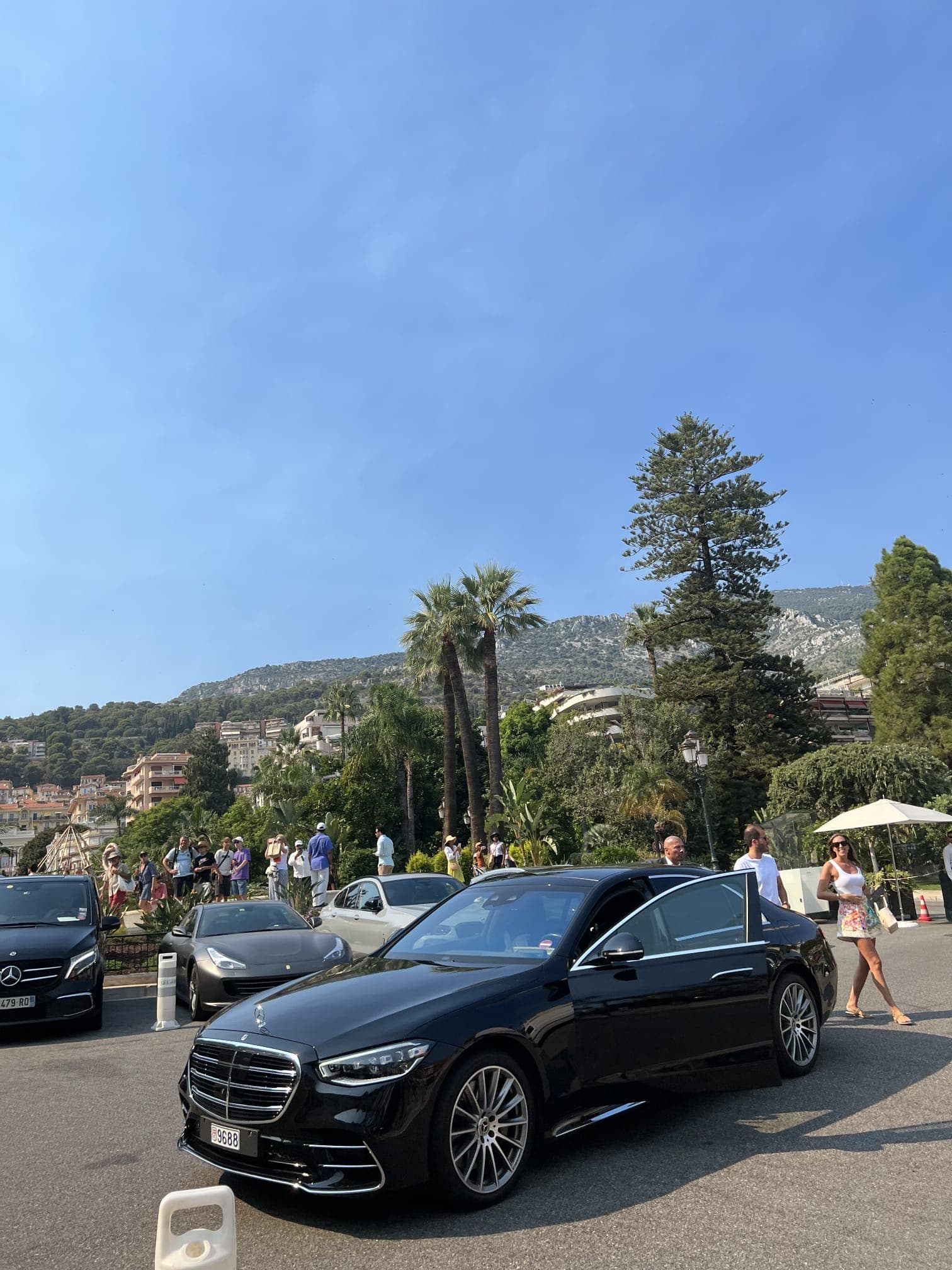 Corporate chauffeur Monaco — Mercedes S-Class for roadshow